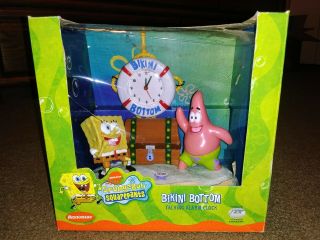 Spongebob Squarepants Bikini Bottom Talking Alarm Clock