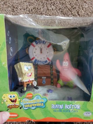 Nickelodeon Spongebob Squarepants Bikini Bottom Talking Alarm