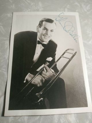 Glenn Miller Vintage Rare 5x7 Autographed Photo Authentic 1940 