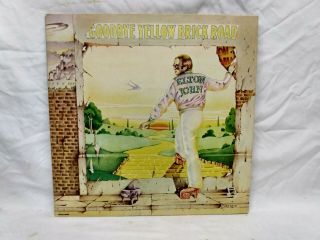Vtg 1973 Elton John - Goodbye Yellow Brick Road - Vinyl Lp Mca Tri - Fold