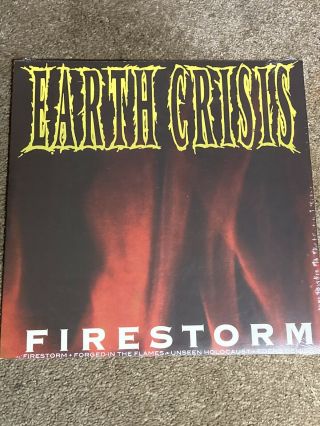 Earth Crisis Firestorm All Out War 12” Lp Vinyl Hardcore Vegan Straight Edge