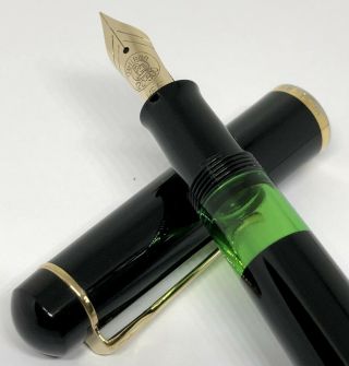 Vintage Pelikan M250 Black Fountain Pen Old Style 12c - 500 Nib Rare
