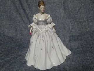 Royal Worcester Figurine 2003 " Coronation Ball - Christina " - Rw5015 - Lim.  Edit