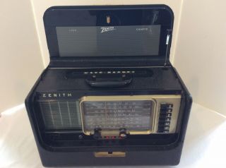 Vintage Zenith Transoceanic Wave Magnet Multi - Band Shortwave Radio Y600