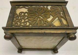 Antique Tiffany Studios York - Gilt Bronze Desk Set in Grapevine 6 Piece 2