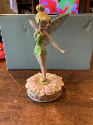 Jim Shore Disney Traditions Tinkerbell Let Your Dreams Blossom 4005221 Perfect
