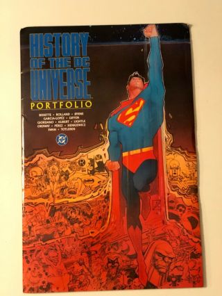 History Of The Dc Universe Portfolio George Perez/brian Bolland/john Byrne&more