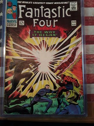 Fantastic Four 53 (aug 1966,  Marvel)