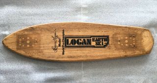 Bruce Logan Earth Ski Vintage Skateboard Gordon And Smith G&s