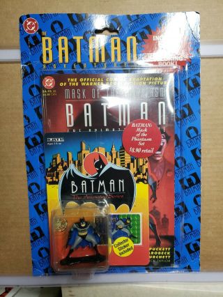 1993 Dc Comics Batman Mask Of The Phantasm Die - Cast Coloring Sticker Set