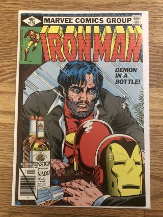 Iron Man 128 Nm 9.  4 Marvel Comic Key Alcoholism Issue Bronze 40c