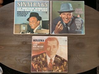 Frank Sinatra (3) Lp Vinyl Sinatra 65,  A Man And His Music,  Come Dance With Me