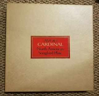 Vintage Avon 1974 Cardinal North American Songbird Plate 3