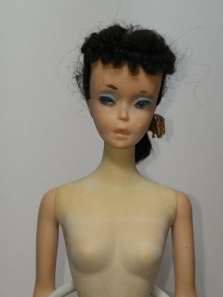 Vintage Brunette Ponytail Barbie Doll 3