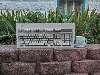 Vintage Ibm Model M Keyboard 1988 Bolt - Modded Restored W/ Sdl To Usb And Ibm Mug