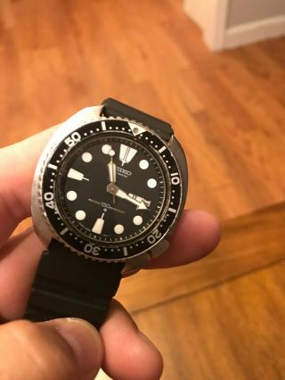 Vintage Seiko Divers 6309 - 7040 Wrist Watch Dated 1981 Cushion Case / Turtle