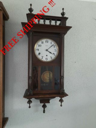 0329 - French Vedette Westminster Chime Wall Clock Henry Ii Style Not Odo