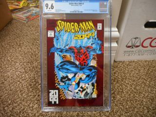 Spiderman 2099 1 Cgc 9.  6 Marvel 1992 Nm White Pgs Movie 1st Comic Series
