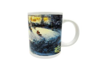 1992 Thomas Kinkade Victorian Christmas Ii 12 Oz.  Coffee/tea Cup/mug