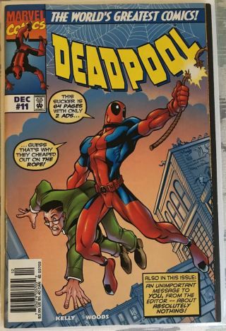 Deadpool 11 (1997) Fantasy 15 Homage Newsstand Variant Rare