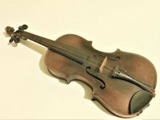 Vintage Antique Full Size Hopf Fiddle / Violin 07252021t