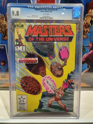 Cgc 9.  8 Masters Of The Universe Star Comics 2 Motu 1986 White Pages