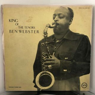 Ben Webster King Of The Tenors Lp 1981 Verve Japanese Mono Press