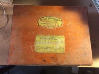 Antique Edison ' s Mimeograph No.  1 2