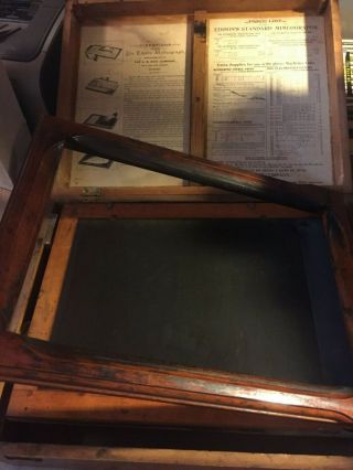 Antique Edison ' s Mimeograph No.  1 3