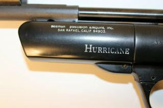 Vintage Beeman Webley & Scott Hurricane.  177 Pellet Air Pistol, 2