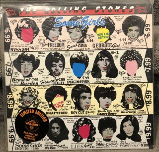 The Rolling Stones Some Girls Lp 1994 Hq - 180 Limited Edition Vinyl