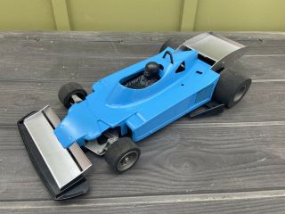 Vintage Tamiya 1/10 Rc Ligier Js9.  Painted Body And Wings.  Need Cleaning Restore