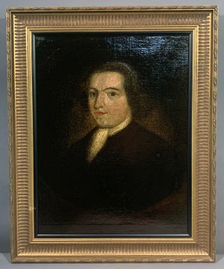 Ca.  1773 Antique 18thc Provincial English Gentleman Old Portrait Oil Painting