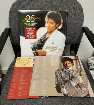 Michael Jackson/thriller 25th Anniversary Edition,  180 Gram Double Vinyl Lp (nm)