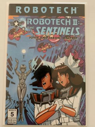 Robotech Ii: The Sentinels Book 4 5 Nm - 9.  2 Book Iv 5 Rare Academy Comic