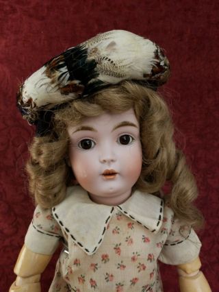 Antique German Bisque Head Kestner 171 Doll Head & Marked Body Match 20 Inch