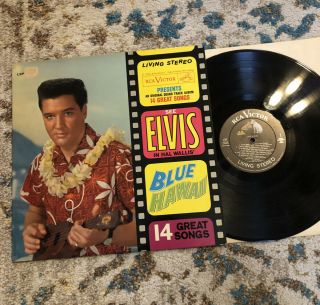 Elvis Presley Blue Hawaii Lp Rca Victor Lsp - 2426 Living Stereo
