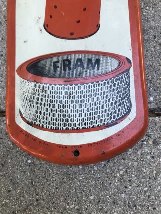 Vintage Fram Filter Service Thermometer 3