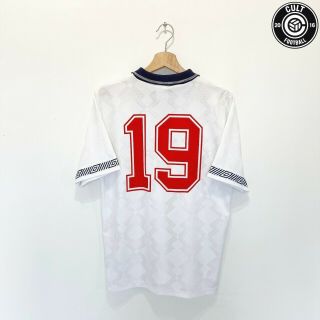 1990 Gascoigne 19 England Vintage Umbro Home Football Shirt (m) Italia 90