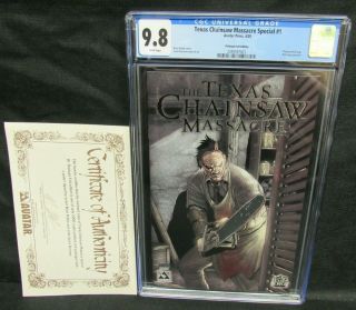 Texas Chainsaw Massacre Special 1 (2005) Platinum Variant Cgc 9.  8 Cw821