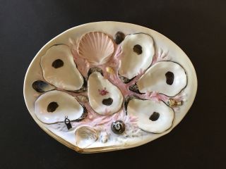 Tiffany & Co.  Oyster Plate 1881 Made By Union Porcelain