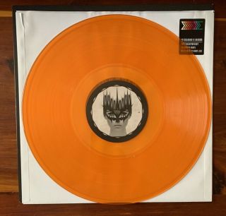 Enigma - SCREEN BEHIND THE MIRROR (EU LIMITED EDITION 180G RED ORANGE LP) NM 3