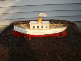 Vintage Antique Tin Toy Boat Bing,  Carette,  Fleischmann