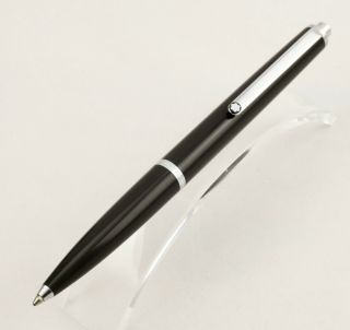 Rare & Vintage Montblanc Traveller Ballpoint Pen No.  5200 In Black (1983 - 1984)