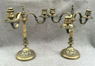 Antique French Louis Xvi Style Chandeliers Made Of Brass Early 1900 