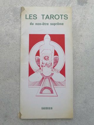 Vintage 1979 Tarot Cards Cult Of The Supreme Being Printed In Paris By Baudouin
