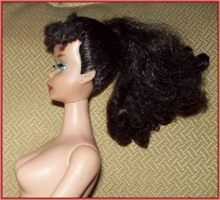 4 Brunette Ponytail Barbie Doll From 1960 