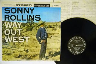 Sonny Rollins Way Out West Contemporary Gxc - 3104 Japan Vinyl Lp