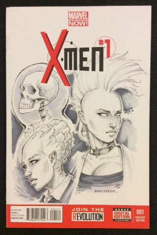 X - Men 1 Comic Book Art Cover Eric Muller Marvel 2013 Storm