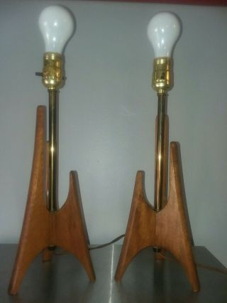 Mcm Vintage Table Lamps Mid Century Modern 50s 60s